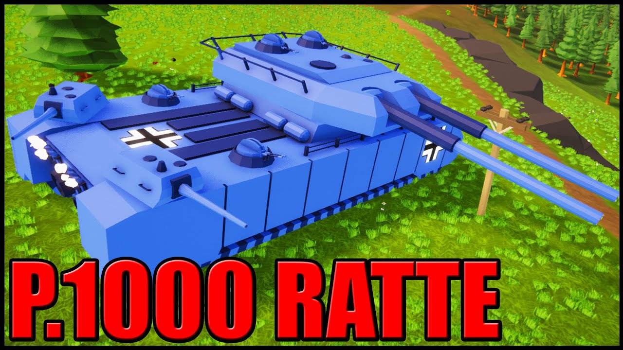 German P.1000 RATTE SUPER TANK! - Total Tank Simulator