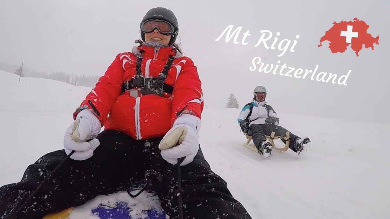 Epic Sledding at Mt. Rigi in Switzerland