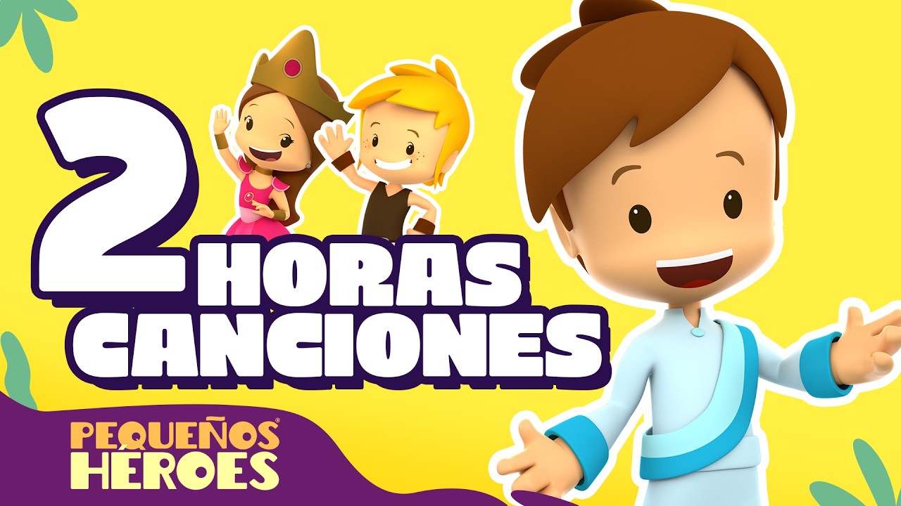 2 HORAS DE CANCIONES DE PEQUEÑOS HEROES 🎤🎧 | Musica cristiana para niños