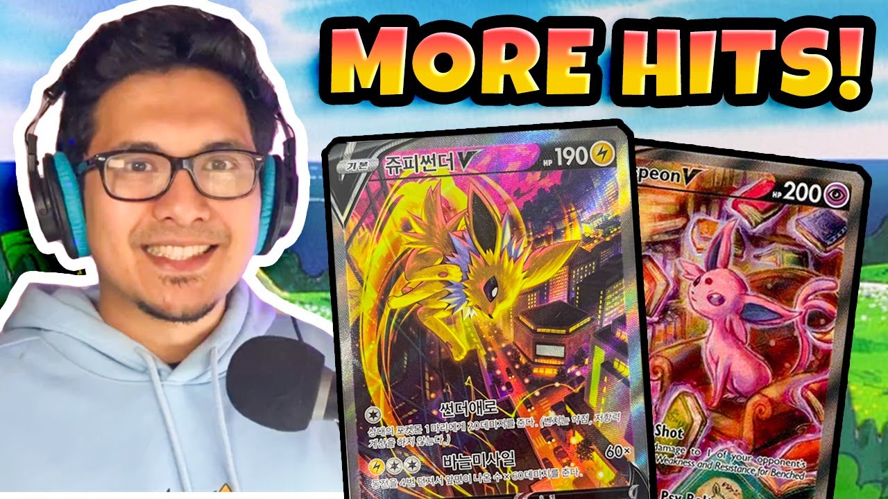 Pulling Alt Arts AGAIN 🔥 2 x Korean Eevee Heroes Booster Box Opening!