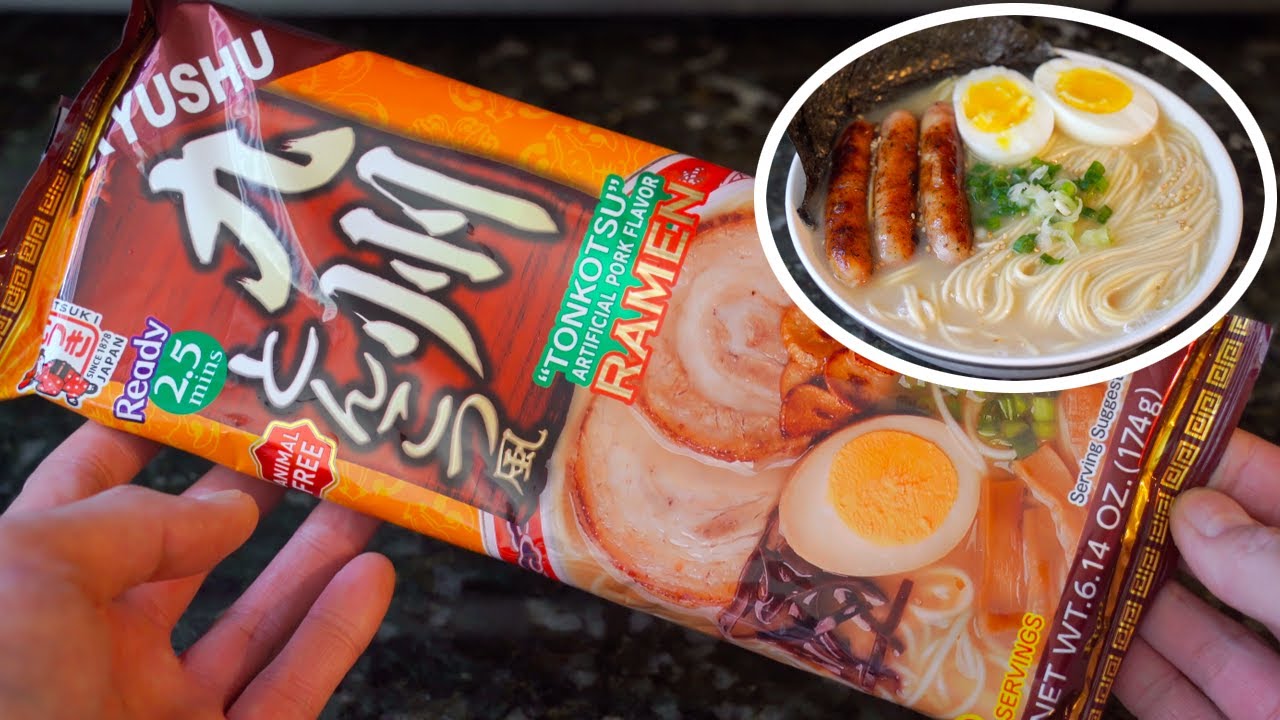 Itsuki Kyushu Tonkotsu 🍜 Best Instant Ramen in the US? [ASMR]