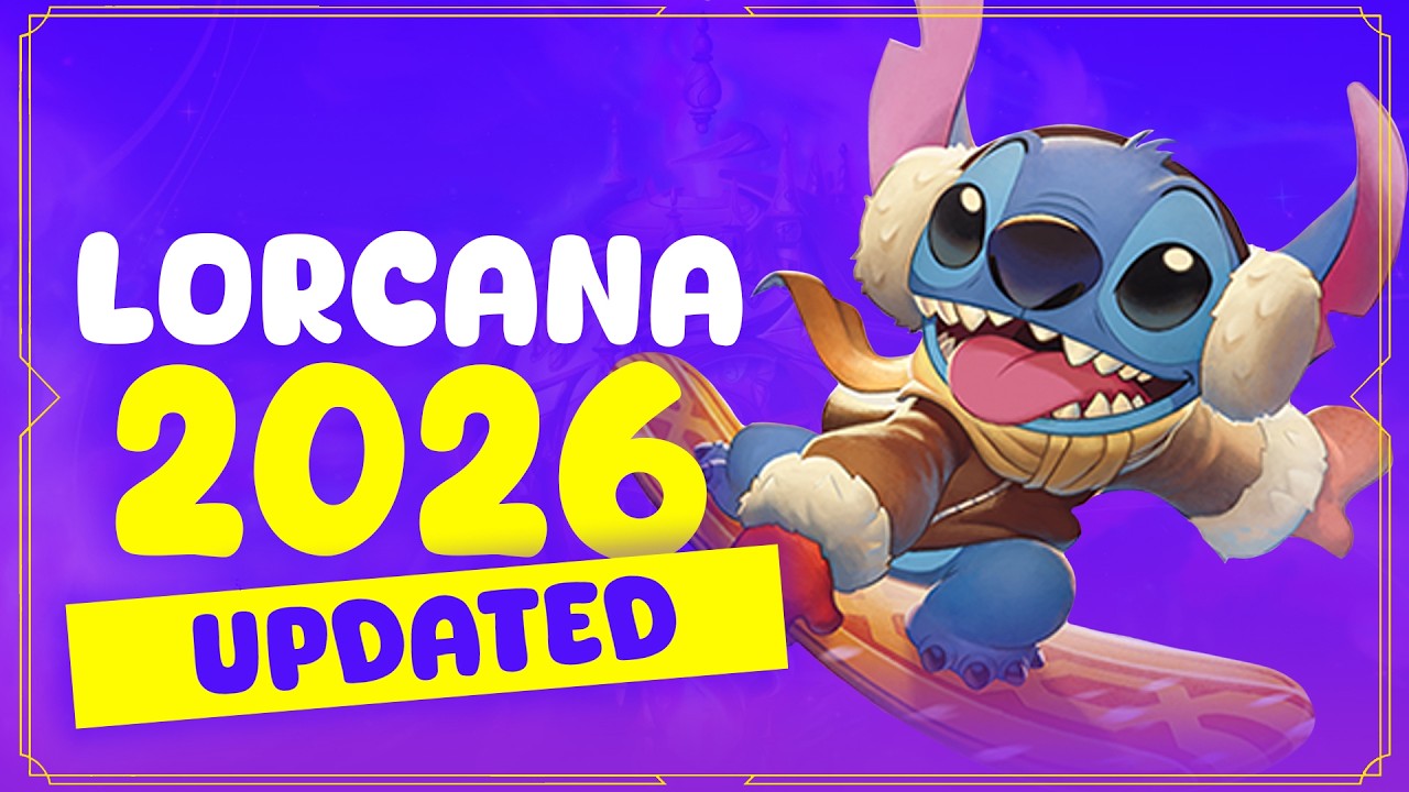 Everything Coming To Disney Lorcana in 2026 - UPDATED