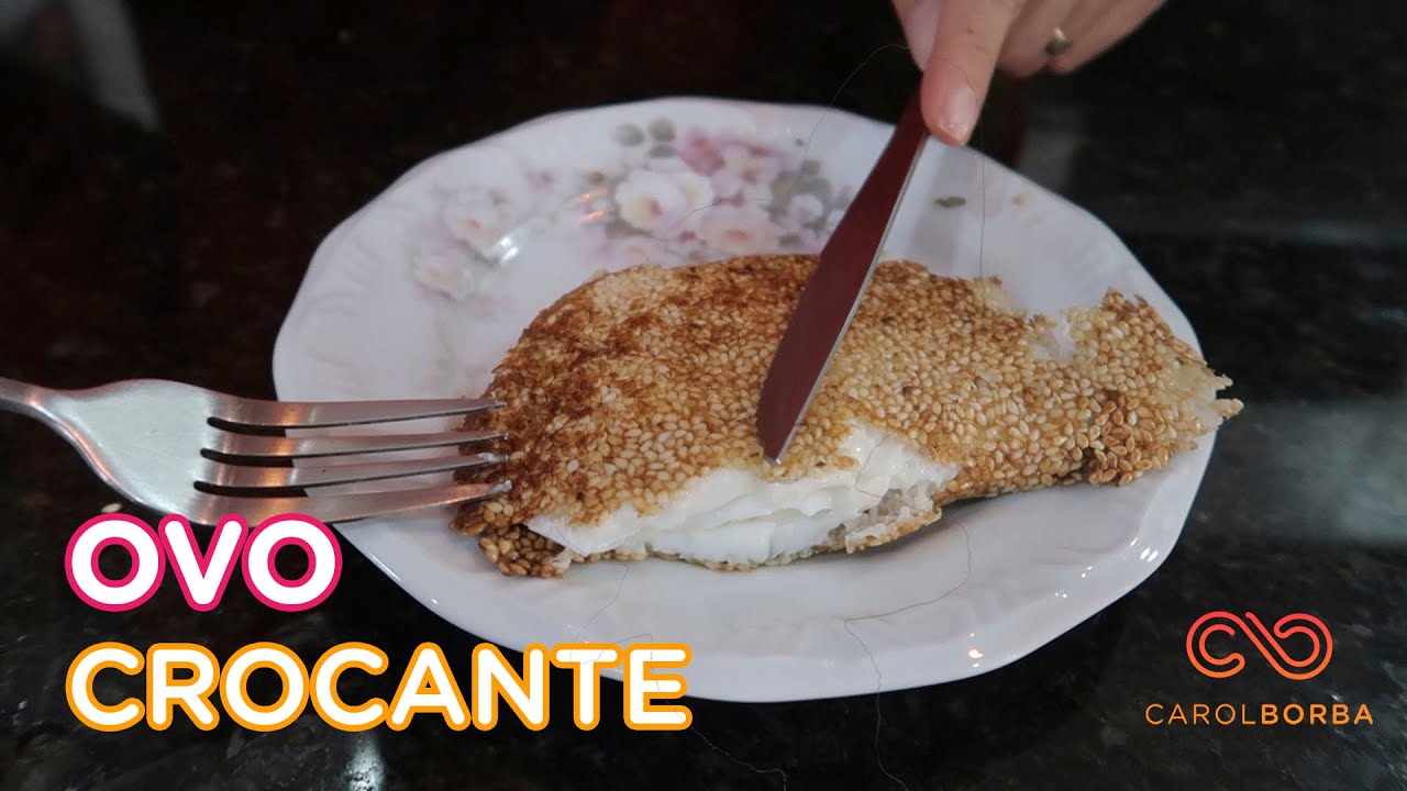 Receita de ovo crocante!! Delícia, saudável e mega fácil de fazer- Carol Borba