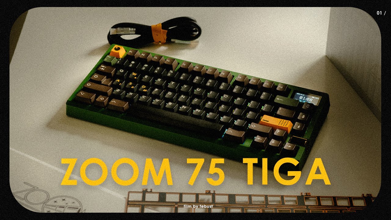 Zoom75TIGA รุ่นล่าสุด! อัปเดตอะไรบ้าง?   - Unboxing , Showcase , Typing Sounds ( ASMR )