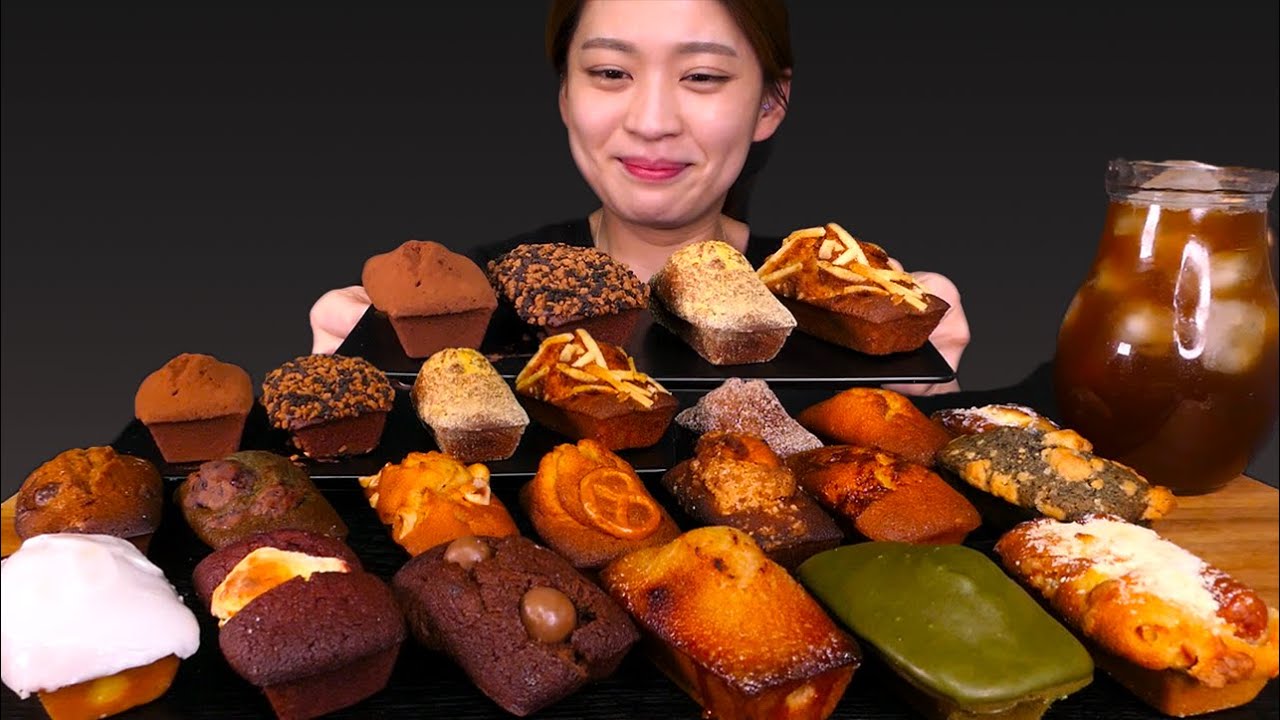 🥧Financier🥰휘낭시에를 아시나요!? 작정하고 준비해 온 휘낭시에 20가지 맛 먹방!😍 [Custard, Dirty choco, Matcha financier] Mukbang