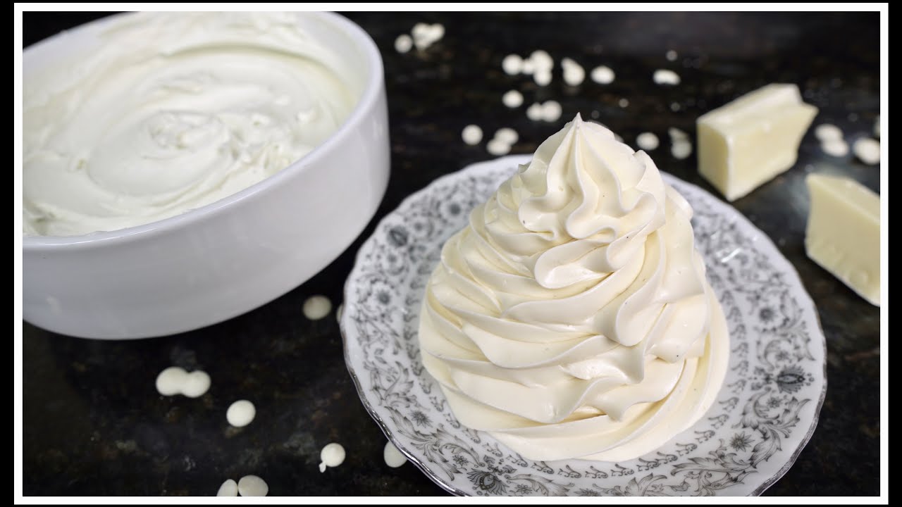 Buttercream SUPER resistente a ALTAS temperaturas | Buttercream Suizo de Chocolate Blanco 🔥