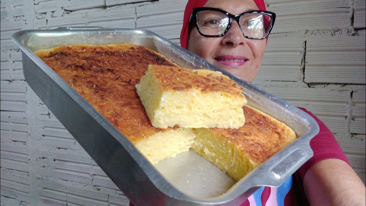 Bolo de mandioca de liquidificador  / bolo cremoso