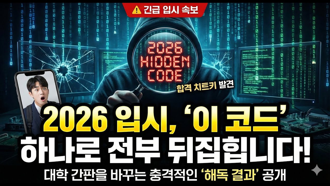 코드 해독  2026학년도 대학 입시 가이드