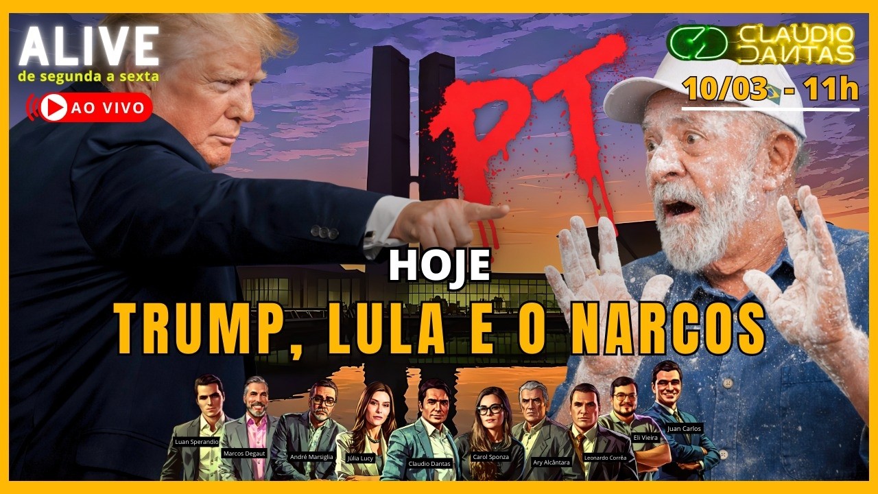 Trump forma coalizão hemisférica contra o crime organizado e exclui Brasil; Lula teme invasão!