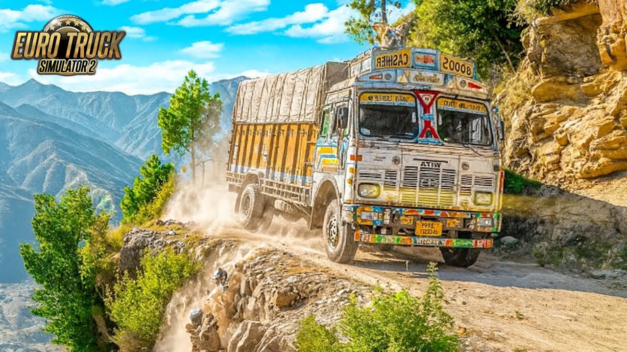 INDIAN TRUCK vs Deadliest Roads! 😱 | ETS2