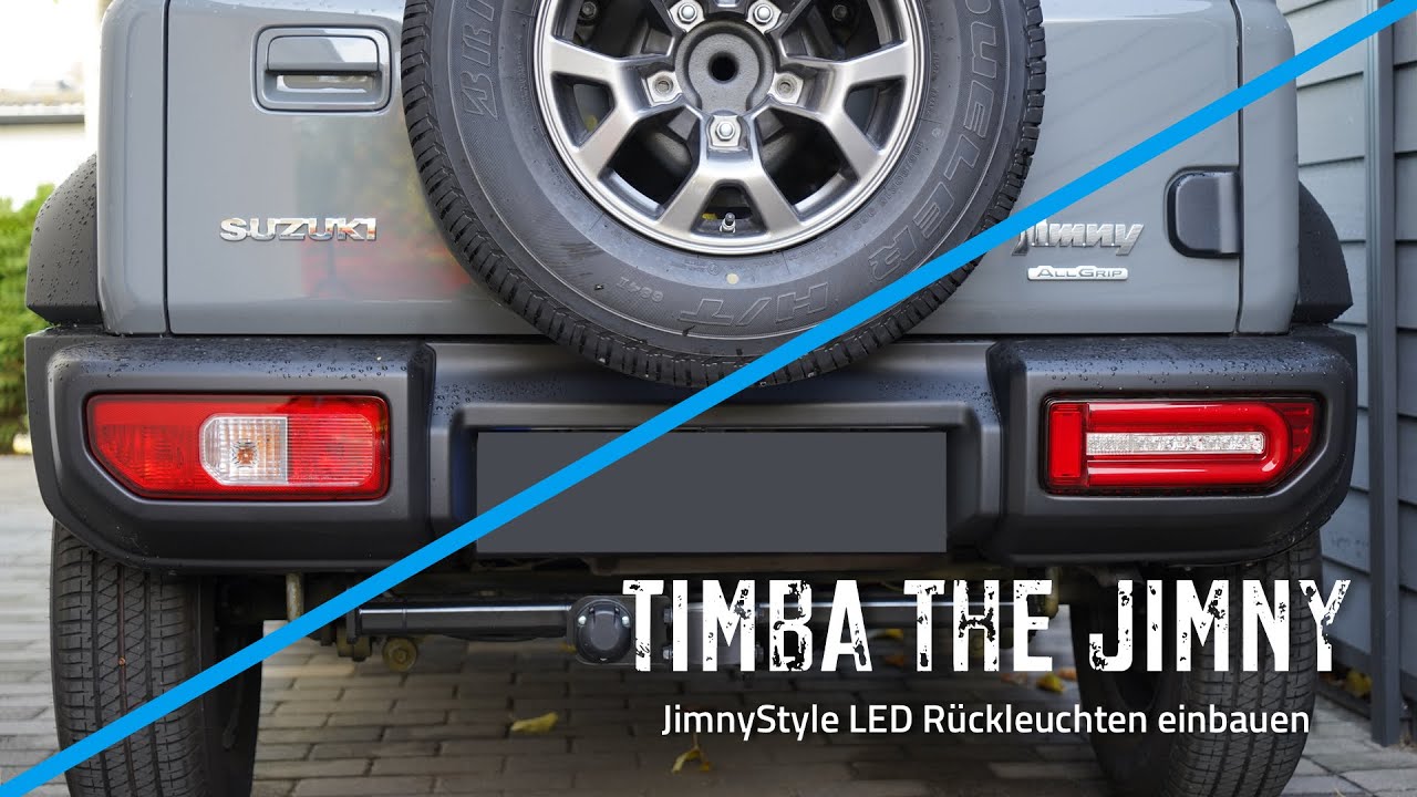 Suzuki Jimny -JimnyStyle LED Rückleuchten einbauen