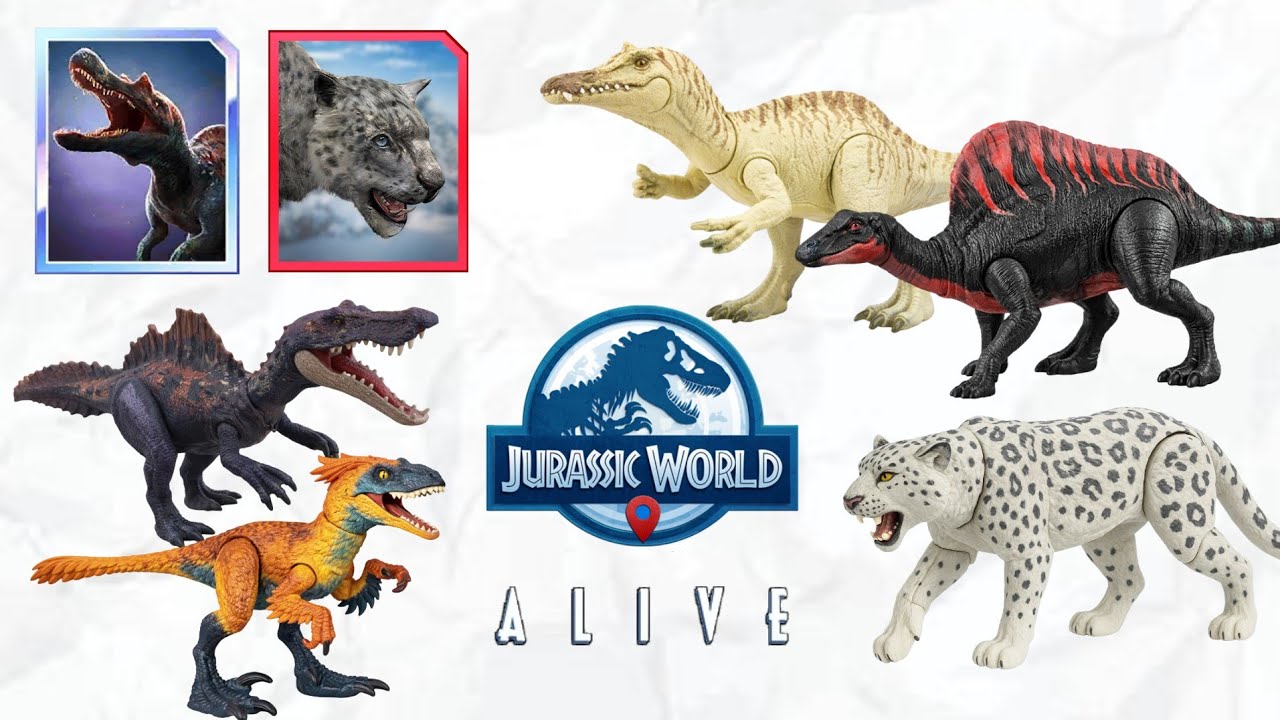 Концептуальная серия игрушек Mattel Jurassic World Alive: 3-я волна