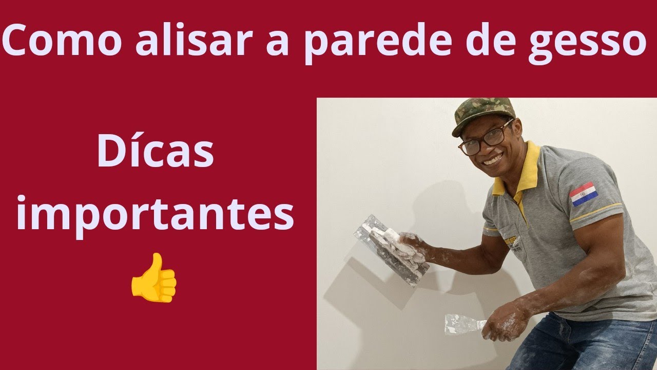 Como alisar a parede de gesso ( dicas importantes do gesso Souza )