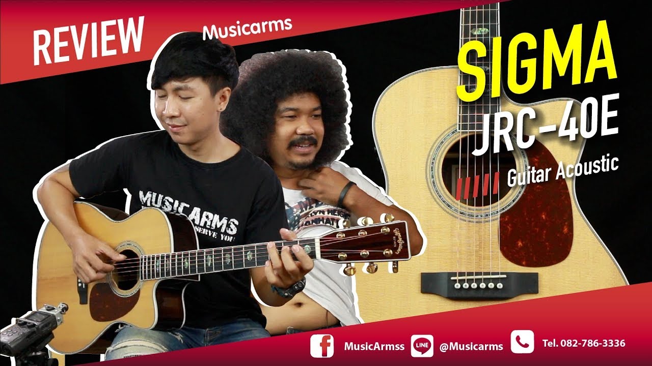 Sigma JRC-40E l กีต้าร์ไม้หน้าแท้ เสียงดี