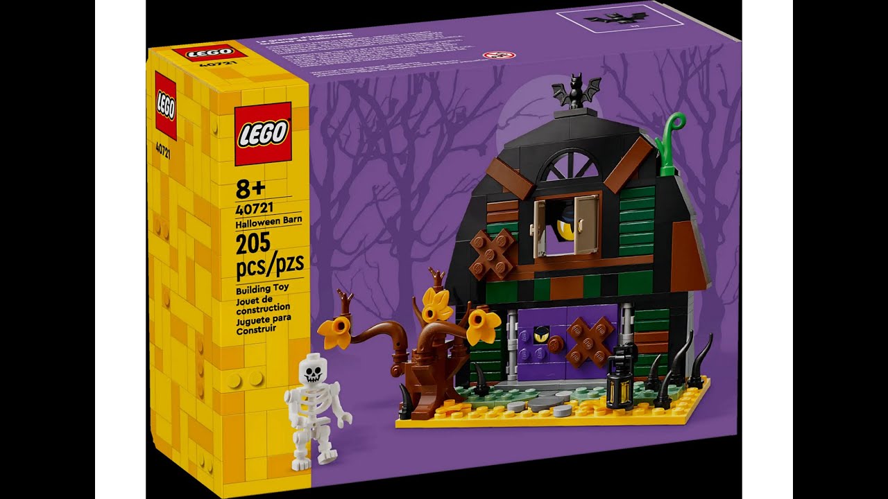 Lego Halloween Barn speed build