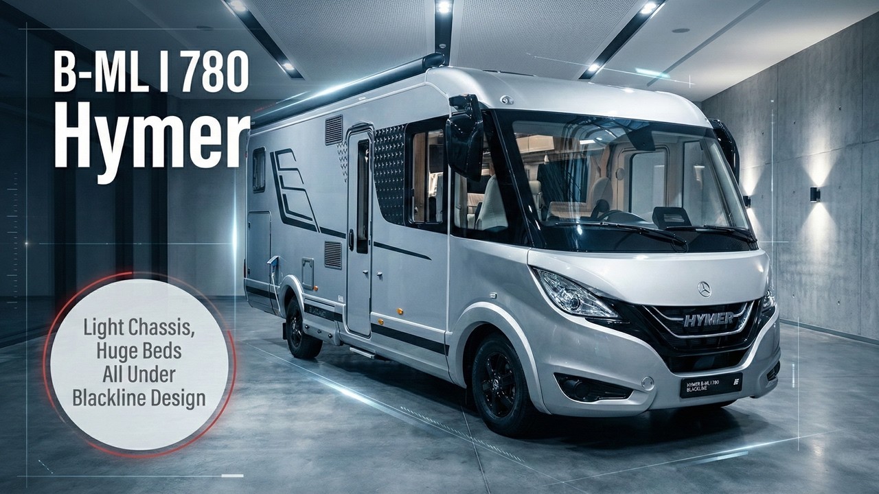 New Hymer B-ML I 780 BlackLine Full Tour: The Dark Knight of Motorhomes! [Full Specs] [4K]