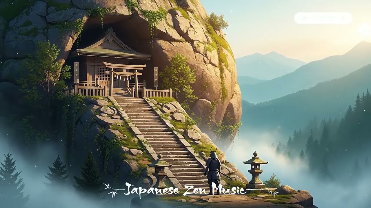 From wired to calm - Japanese Zen Music (4444 Seconds) for nights and focus