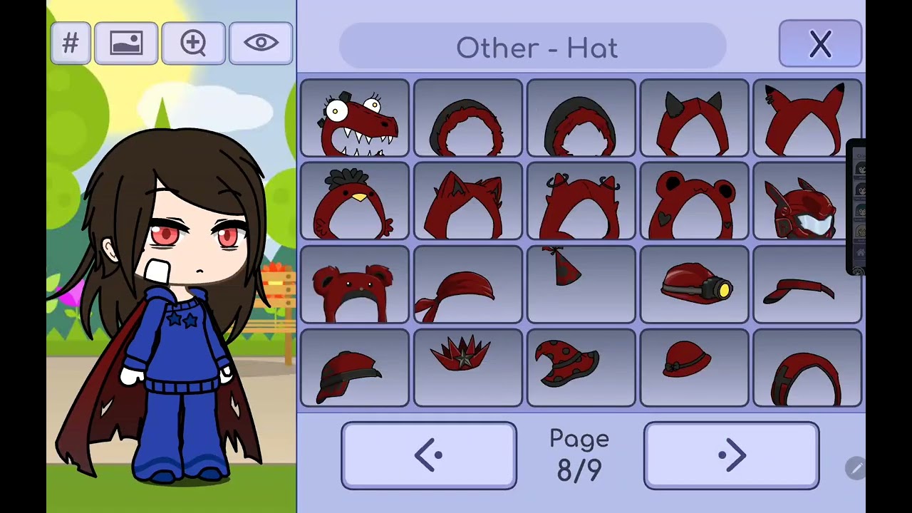 I made my o c's a new skin.It's called moonlight 💚🤍💙🩷💜