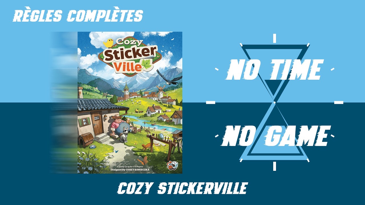 Cozy StickerVille : règles du jeu (sans spoil)