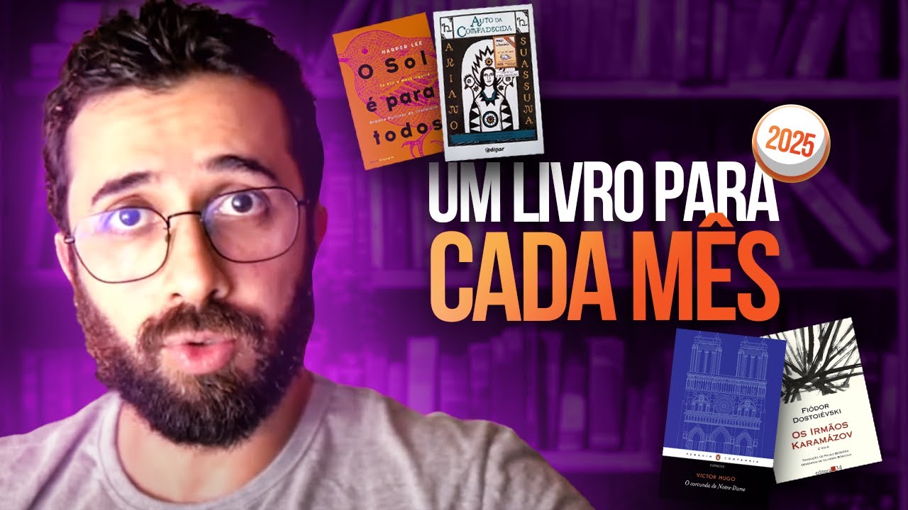 LISTA de LIVROS do meu CLUBE DE LITERATURA | 6 livros para ler em 2025