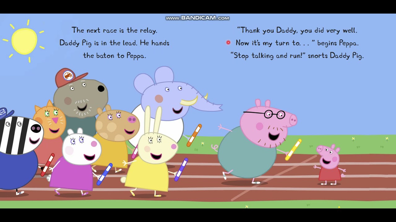 Peppa Pig 페파피그 Sports Day 제니맘 홈스쿨링 엄마표 영어 영어책 읽기 집에서 영어책 읽기