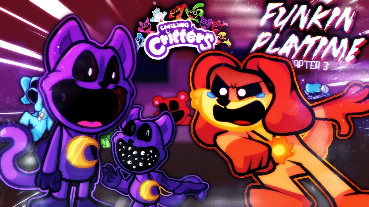 ▪ Nightmare Fuel ▪ FNF Funkin Playtime [Smiling Critters VS Catnap Mod]