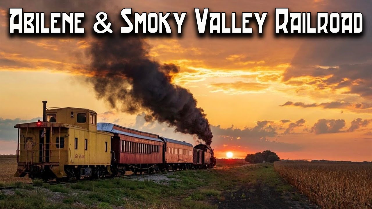 Riding on the Historic Smoky Valley Railroad ||| Abilene, Kansas