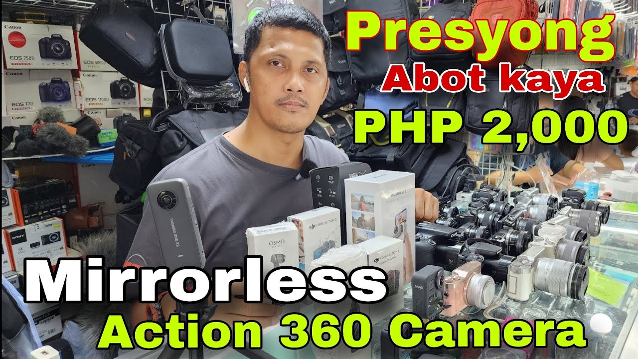 Presyong Abot Kaya Mirrorless & Action 360 Camera / Greenhills Shopping Center / GoPro Series / DJI