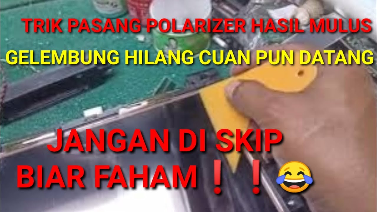 how to install polaris tv polarizer polarizer without bubbles