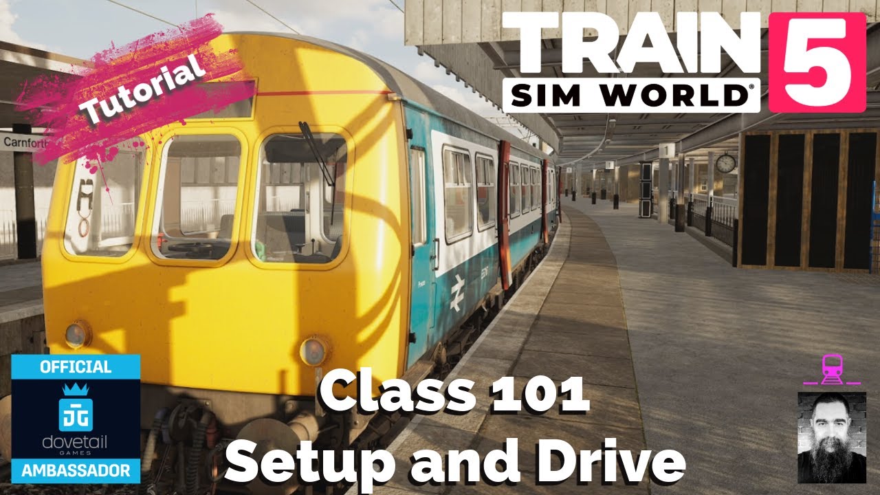 Настройка и вождение TSW5 WCML Class 101 с системами безопасности