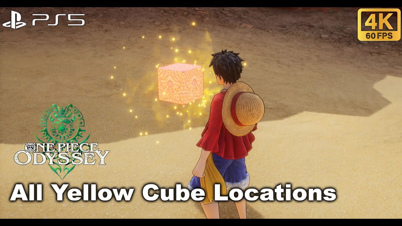 All Bosses Cube Challenge Locations - One Piece Odyssey 4k 60fps