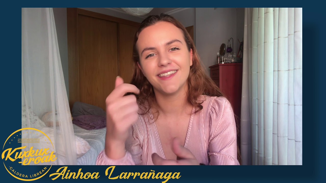 Ainhoa Larrañagari Kuadrillategiko gazteek egindako elkarrizketa Kuxkuxeroak
