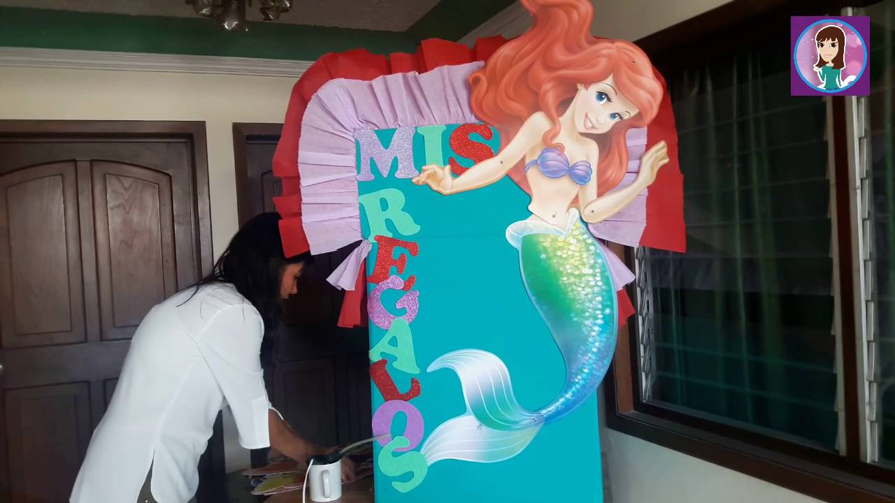 Caja para regalos de la Sirenita