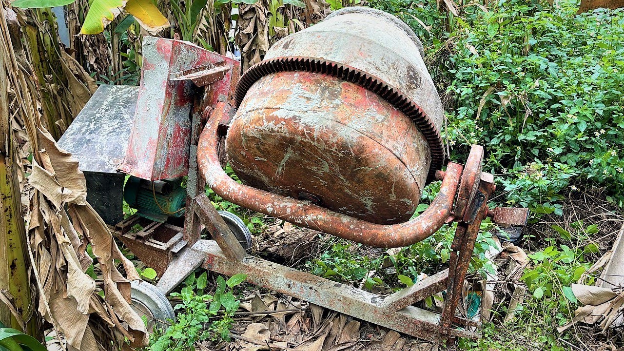 💡Complete Restoration Of Old Concrete Mixer // Restore And Reuse Old And Very Rusty Concrete Mixers