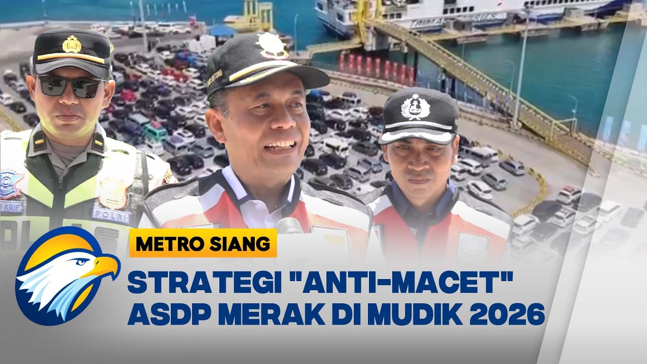 Hati-hati! Puncak Arus Mudik di Merak Diprediksi Malam Ini Setelah Tarawih - [Metro Siang]