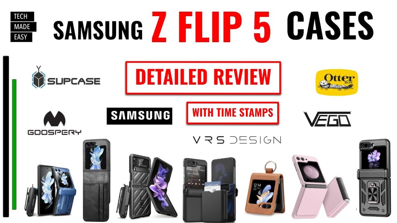 TONS of Samsung Galaxy Z Flip 5 Cases DETAILED Review