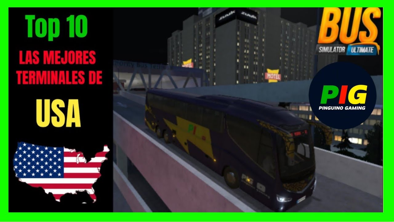 Top 10 Las Mejores Terminales De Usa En | Bus Simulator Ultimate
