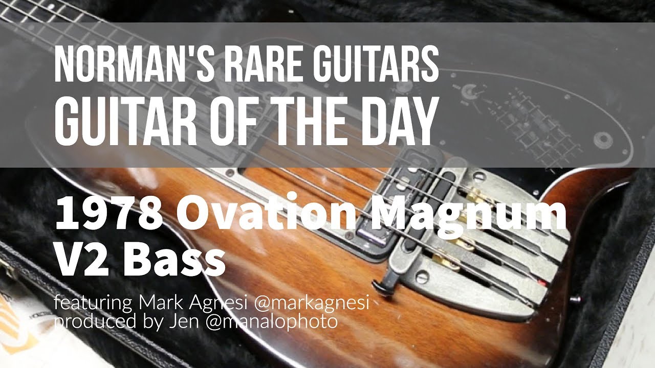 1978 Ovation Magnum V2 Bass | Guitar of the Day