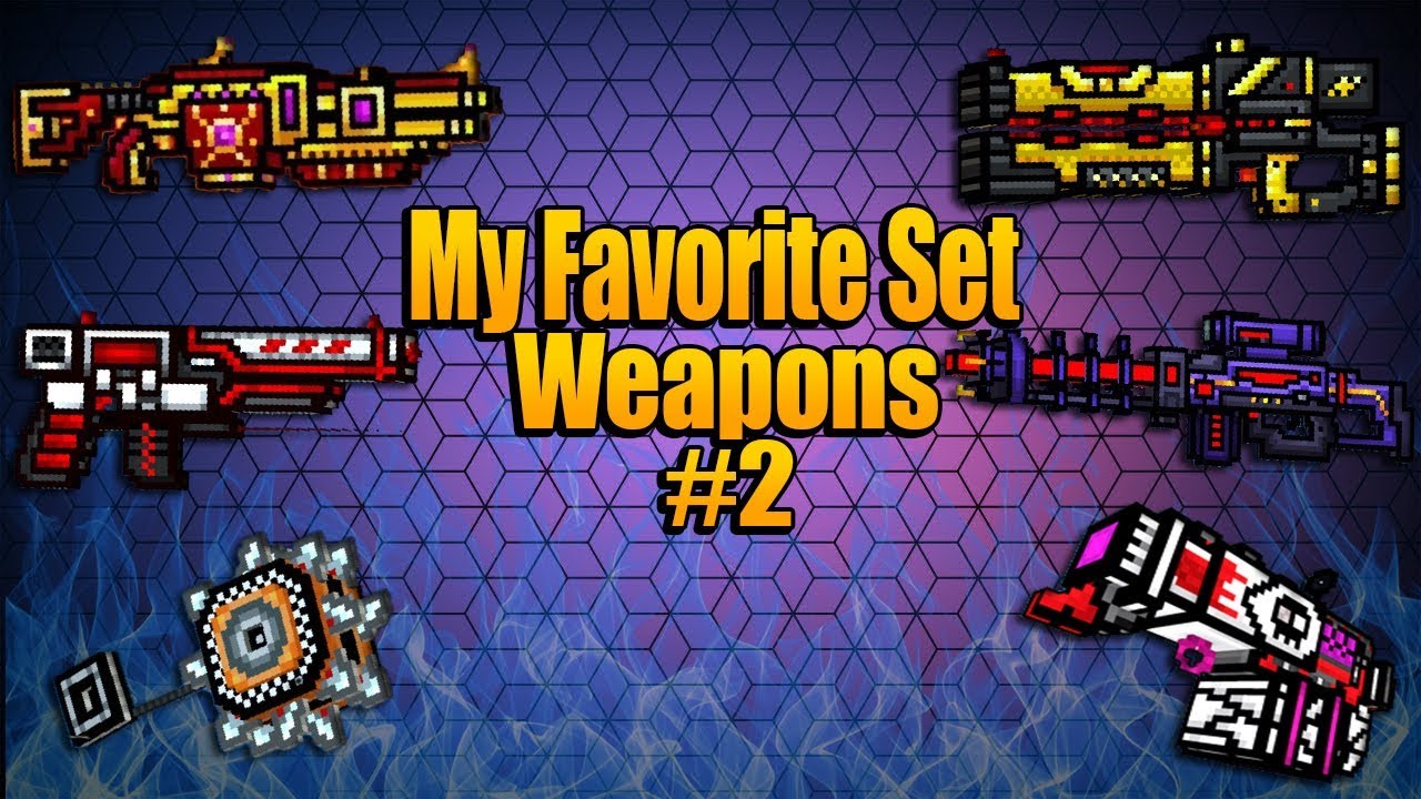 Pixel Gun 3D - Мой любимый комплект оружия # 2 [Clan Siege Battle]