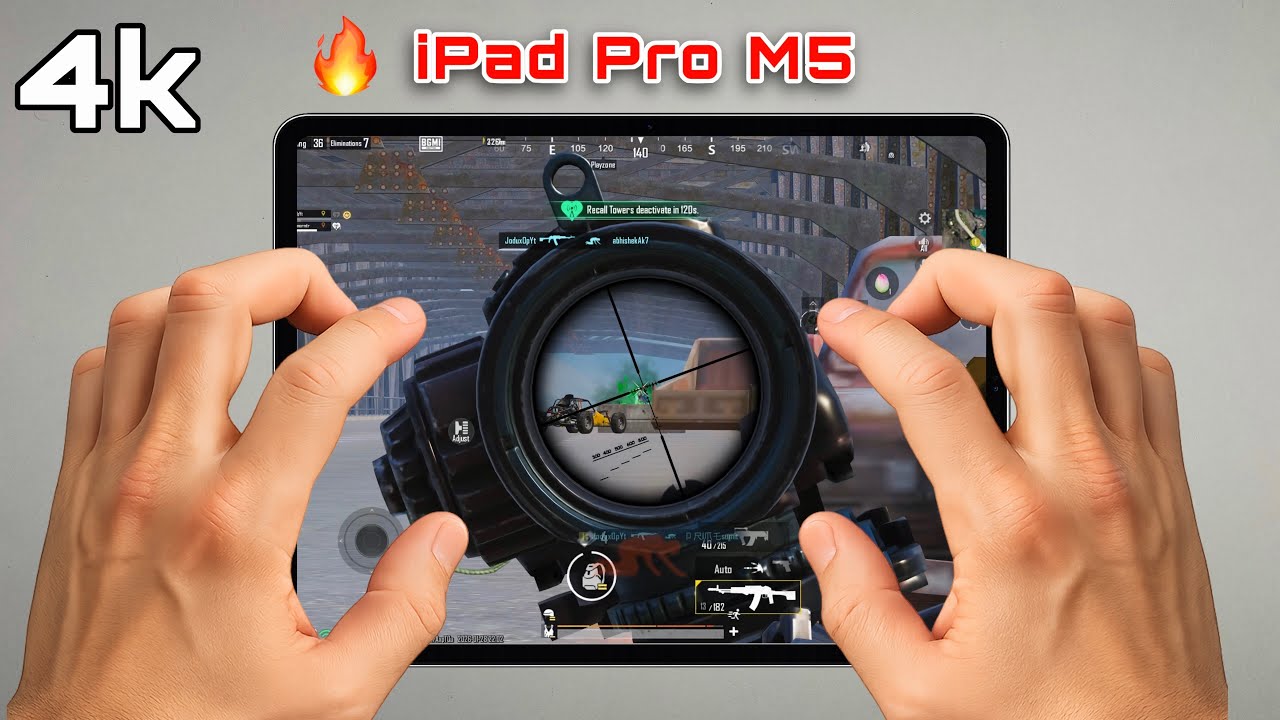 🔥iPad Pro M5 120FPS BGMI Test Handcam Gameplay#pubgmobile 