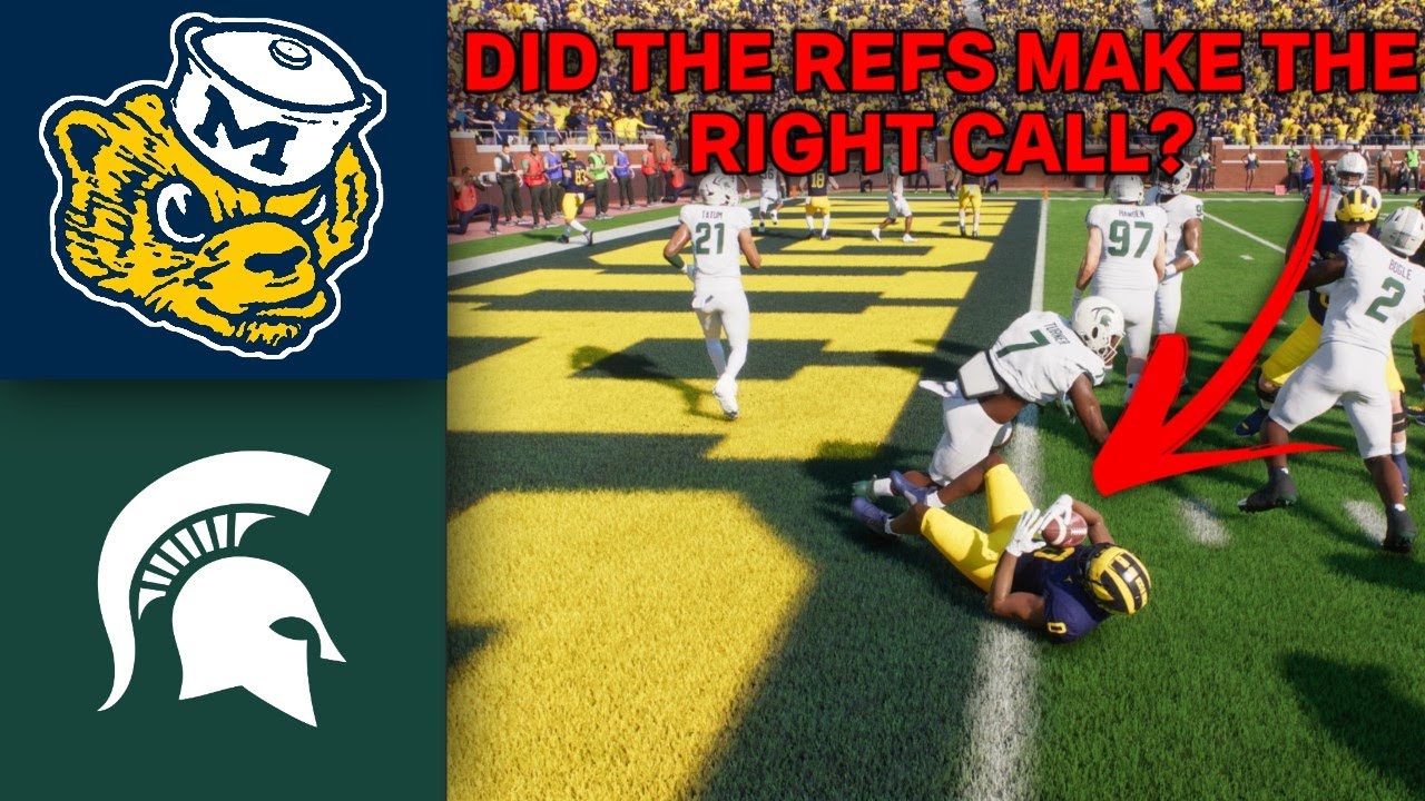 Crazy Final Play Michigan Vs Michigan State | Overtime Thriller | All-American League |