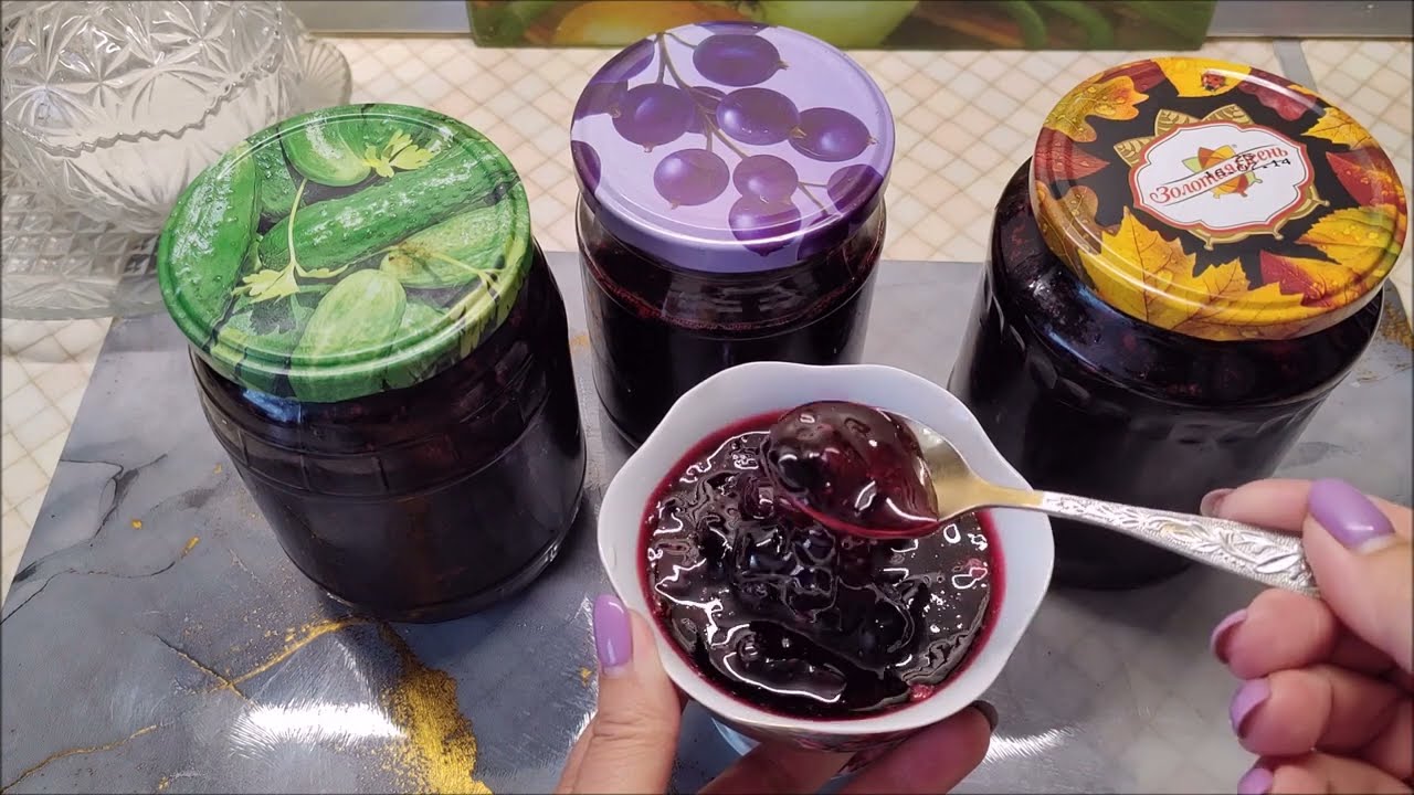 Варенье из жимолости и ревеня все просто, и вкусно