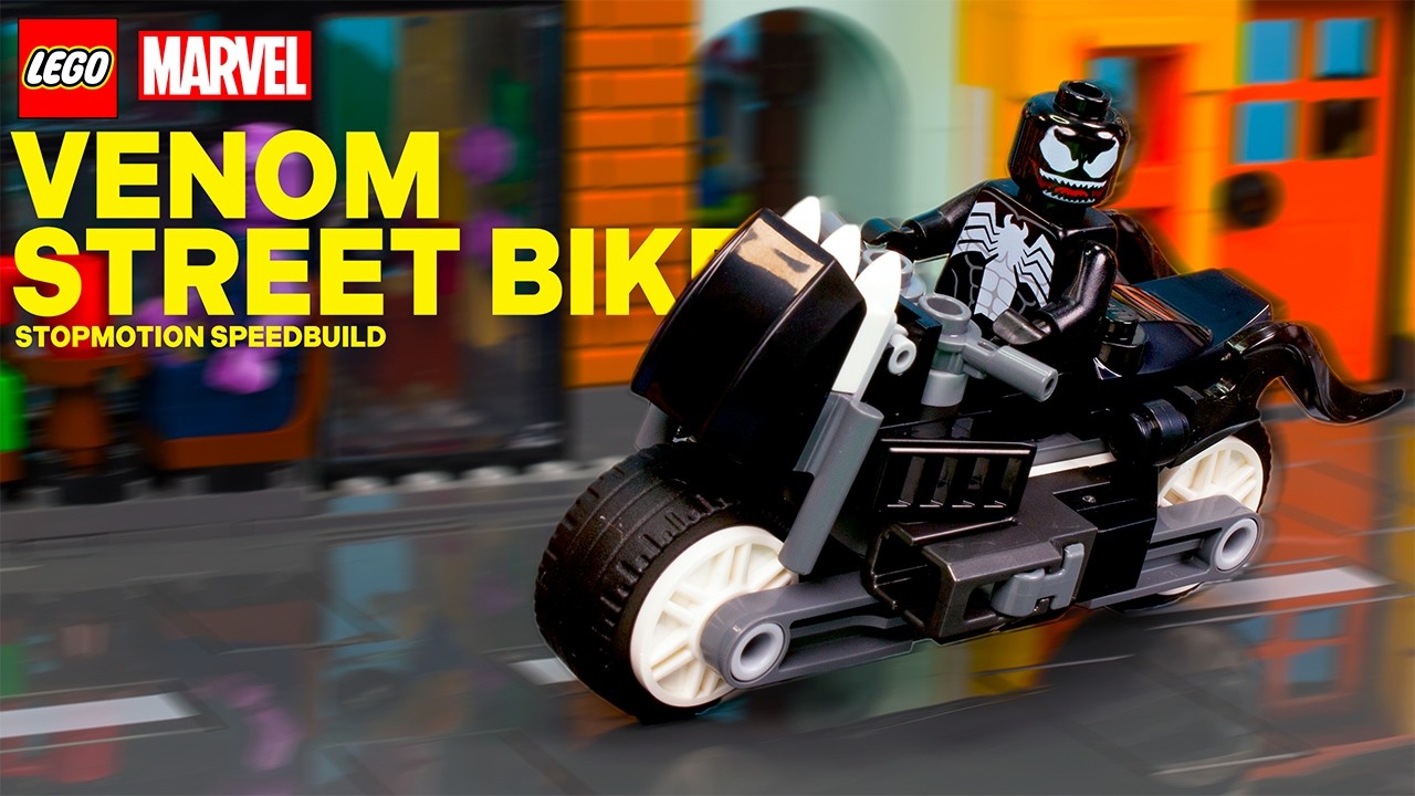 30679 LEGO VENOM STREET BIKE // Stop Motion Speed Build