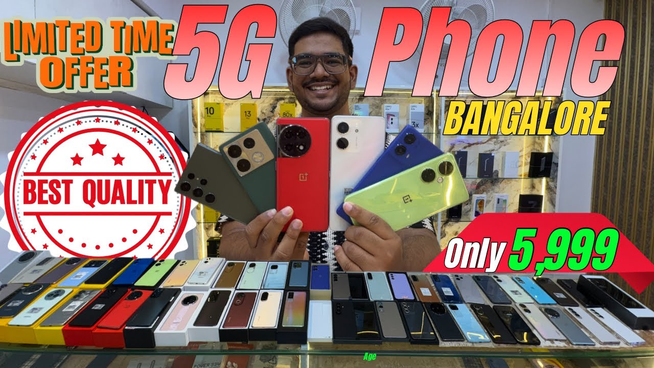 5G Phones Cheaper Than 4G 😱📱 Bangalore Second Hand Mobile Market | Used Mobiles Bangaluru