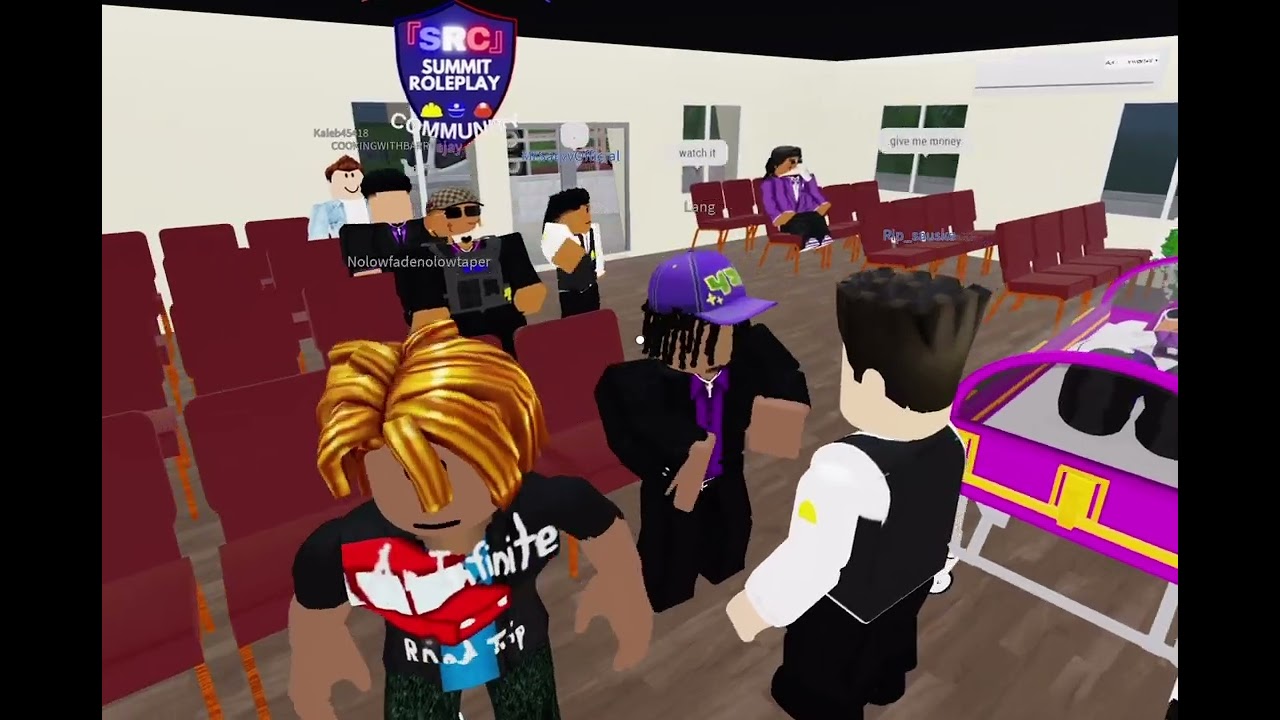 TikToker Niah Gang Funeral Event in Roblox Hanover Jamaica!! Part2