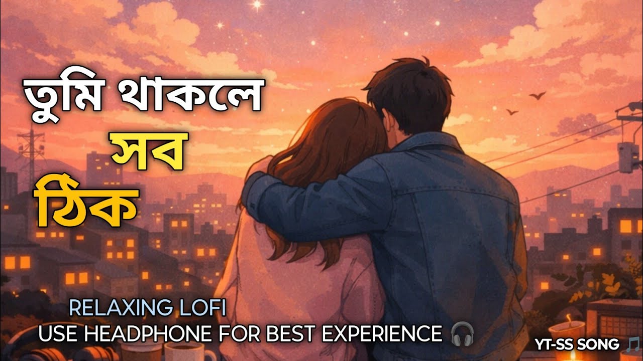 তুমি থাকলে সব ঠিক ।। tumi thakle sob thik ।। Relaxing Lo- FI Version ।। Lo-Fi @SSSONG104