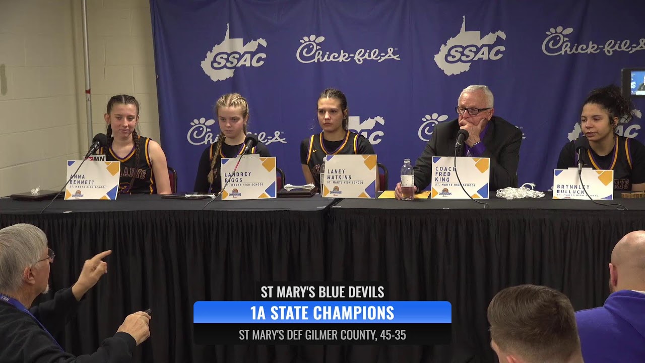 Post Game Presser: #3 St. Marys vs. #1 Gilmer County