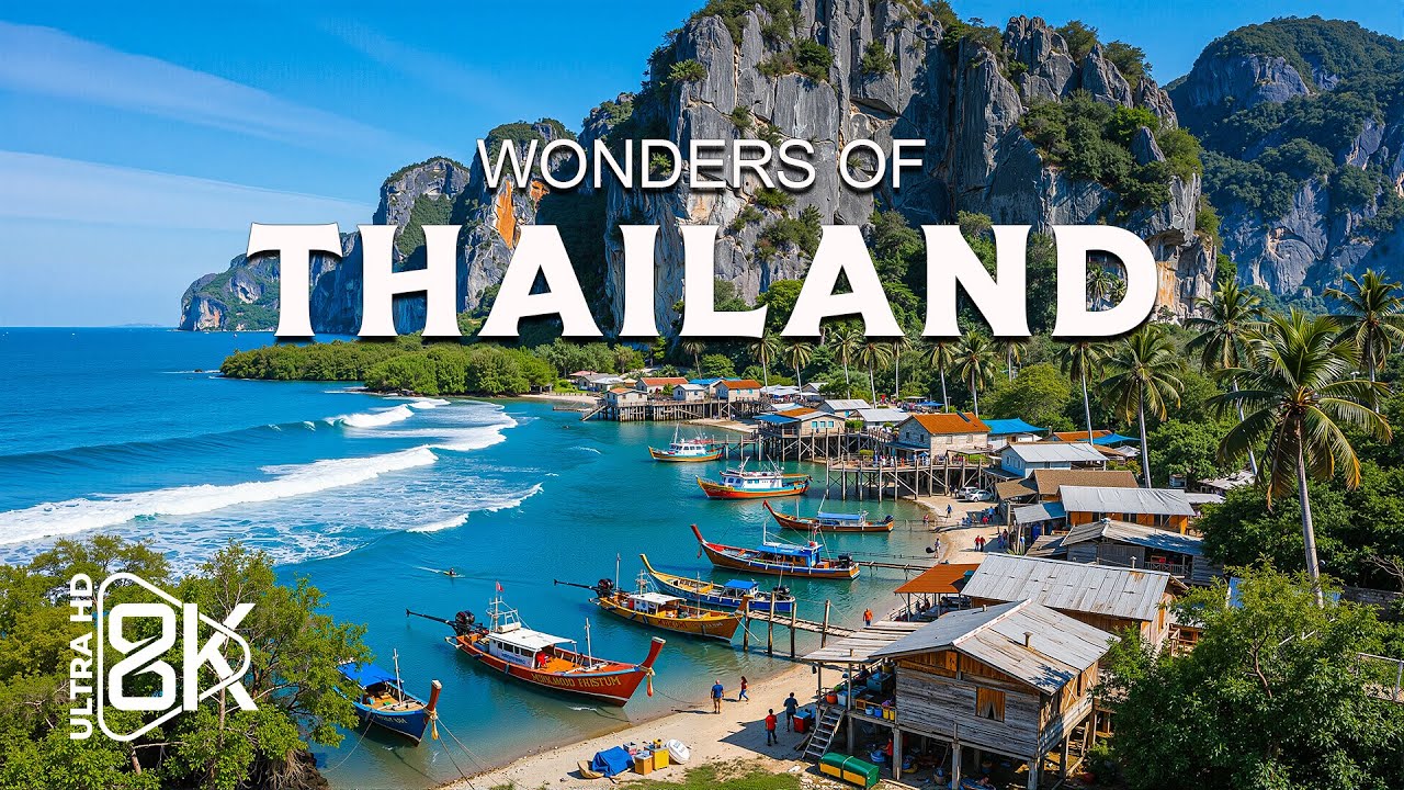 Wonders of Thailand – Explore Ancient Ruins, Stunning Beaches, and Lush Jungles | Travel Video 4K