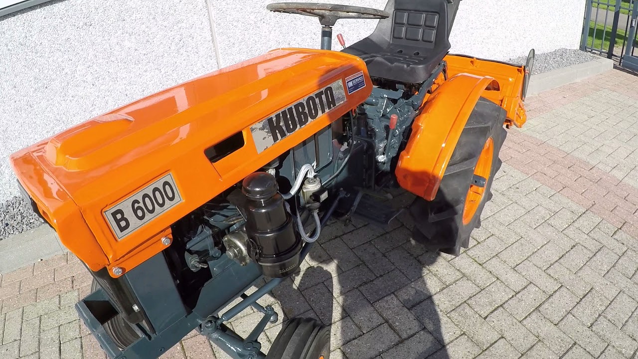 Kubota B6000 2wd / Grondfrees