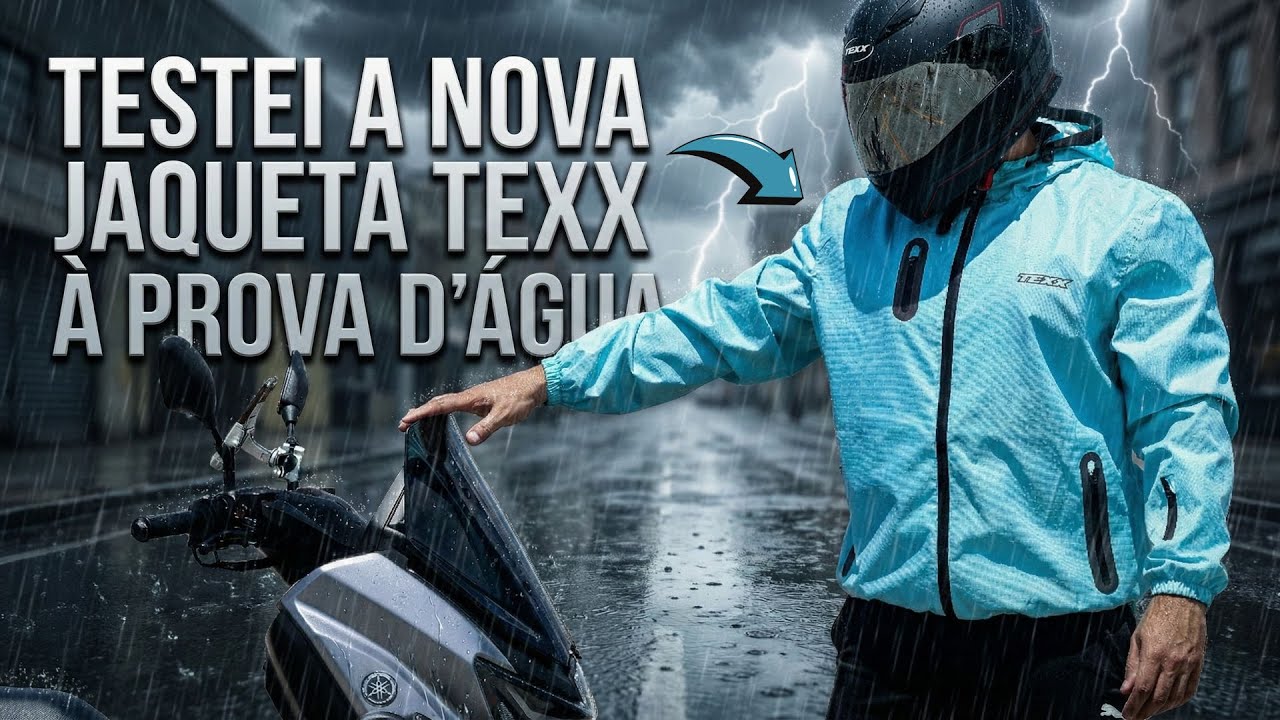 UNBOXING JAQUETA CORTA VENTO TEXX V2 IMPERME&Aacute;VEL.